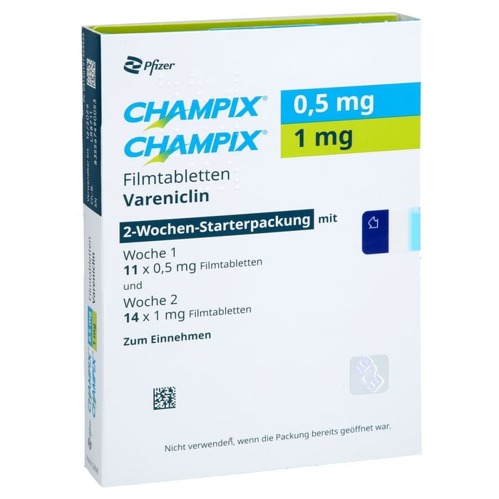 CHAMPIX 0,5mg/1mg Starterpackung