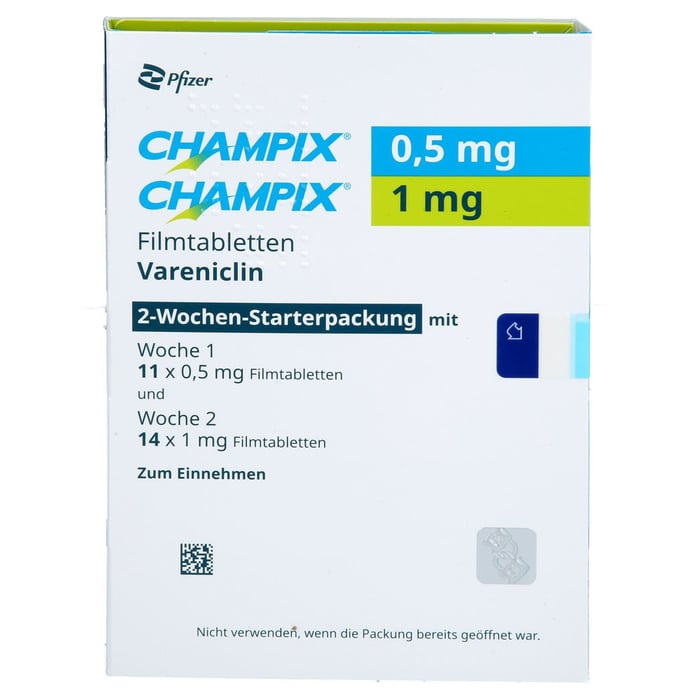 CHAMPIX 0,5mg/1mg Starterpackung