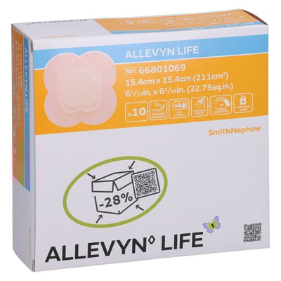 Allevyn Life 15,4x15,4 cm Silikonschaumverband CC Pharma