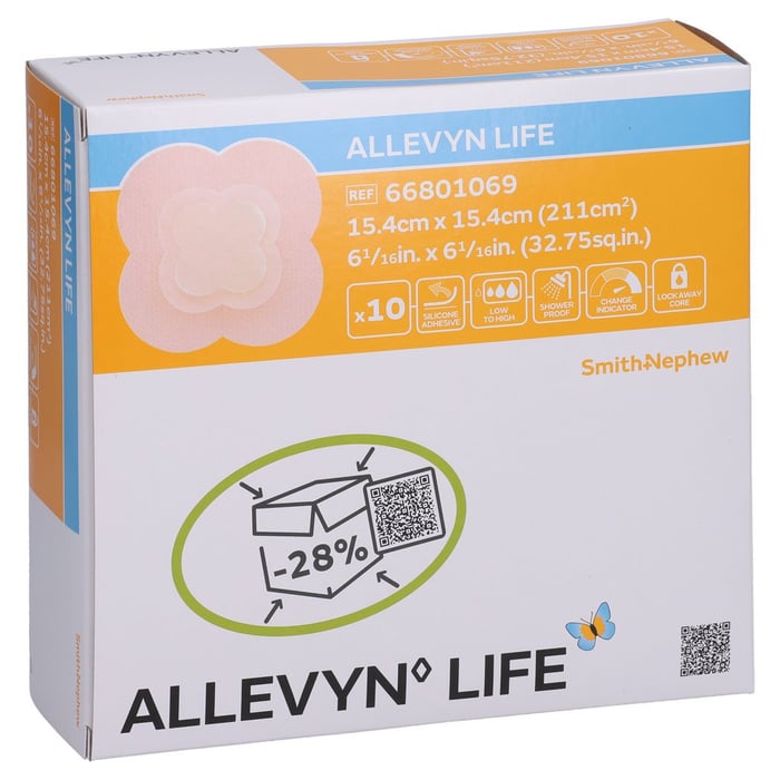 Allevyn Life 15,4x15,4 cm Silikonschaumverband