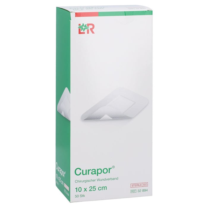 Curapor Wundverband steril chirurgisch 10x25 cm