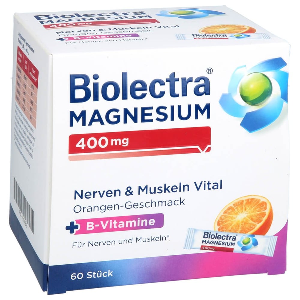 BIOLECTRA Magnesium 400 mg Nerven & Muskeln Vital