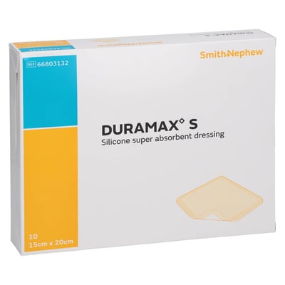 Duramax S 15x20 cm Superabsorber Silikonverband CC Pharma