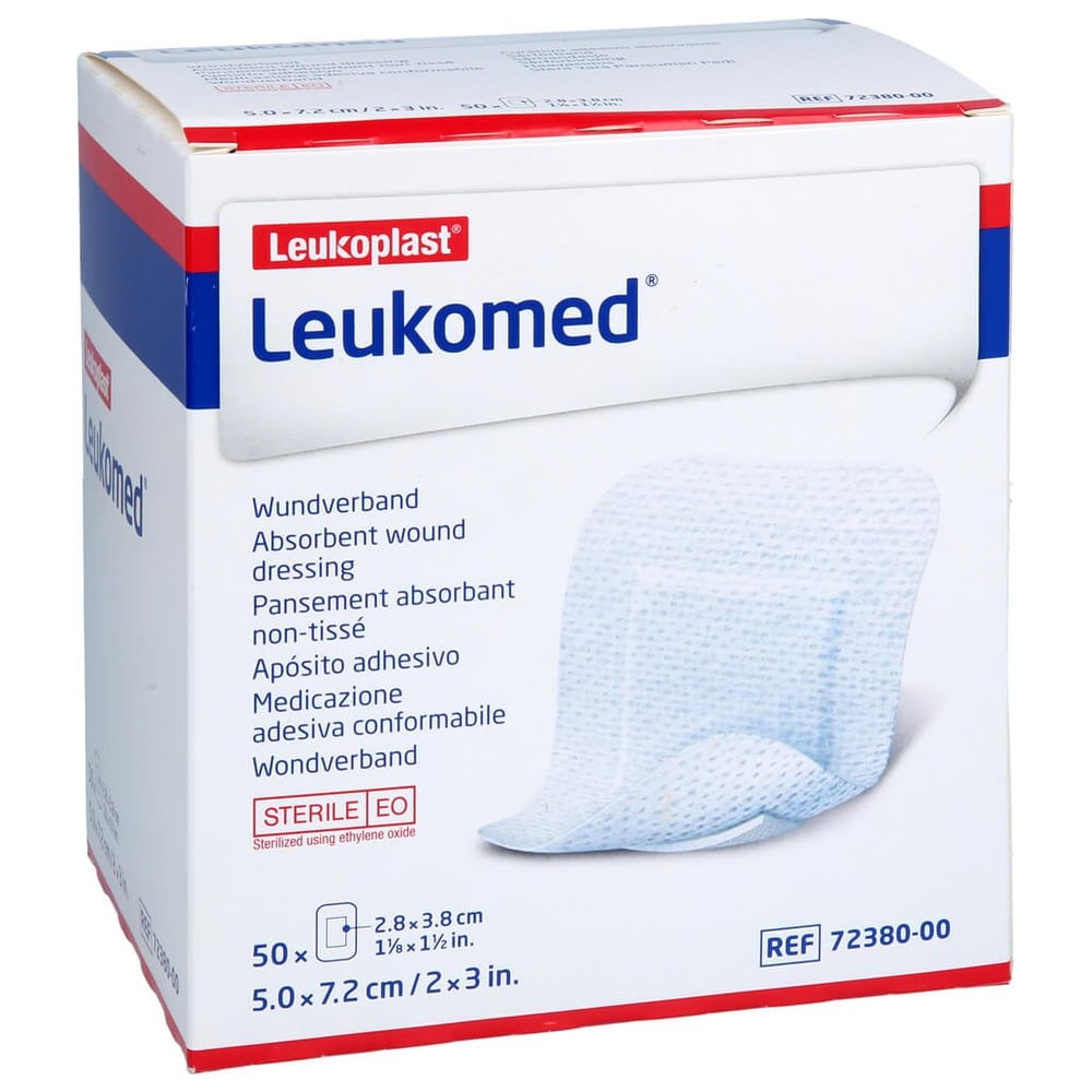 Leukomed sterile Pflaster 5x7,2 cm