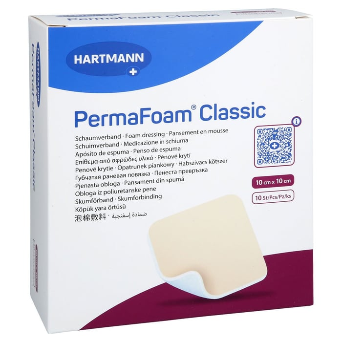 Permafoam classic Schaumverband 10x10 cm