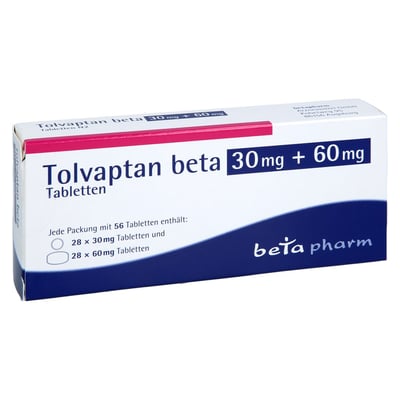TOLVAPTAN beta 30 mg + 60 mg Tabletten Produktbild 1