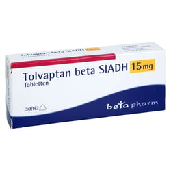 Tolvaptan beta SIADH 15 mg