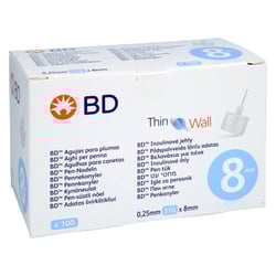 BD Thin Wall Pen-Nadeln 0,25 31 Gx8 mm Crosp Medical