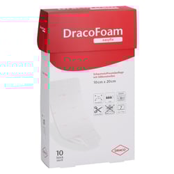DRACOFOAM easyfix Schaumstoff Wundauflage 10x20 cm