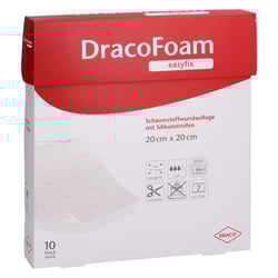 DRACOFOAM easyfix Schaumstoff Wundauflage 20x20 cm