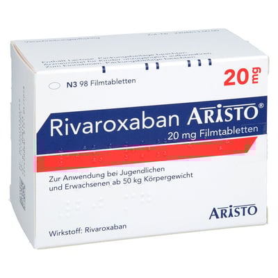 Rivaroxaban Aristo 20 mg