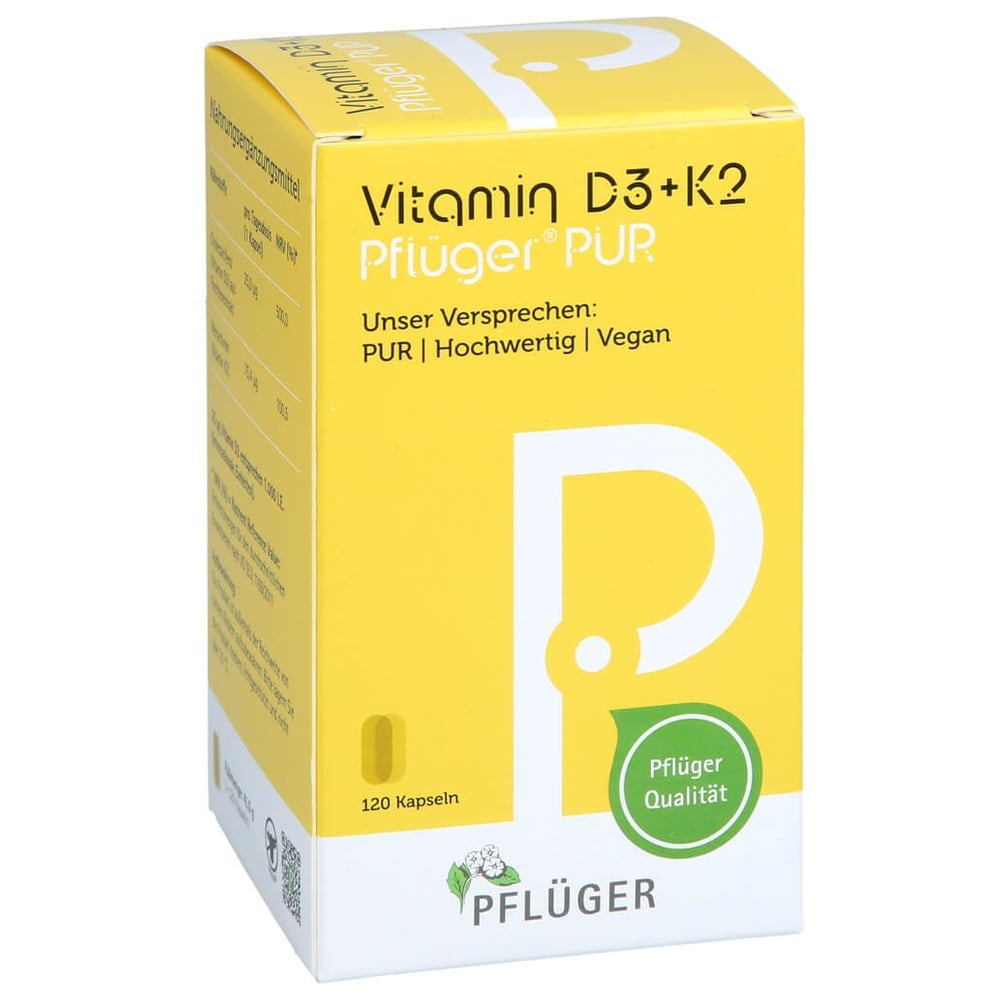 Vitamin D3+K2 Pflueger PUR 1.000 I.E. / 75 ug