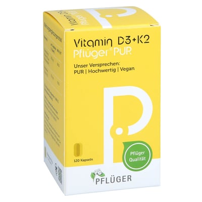 Vitamin D3+K2 Pflueger PUR 1.000 I.E. / 75 ug Produktbild 1