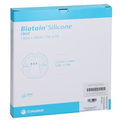 Biatain Silicone Schaumverband Ferse 18x18 cm