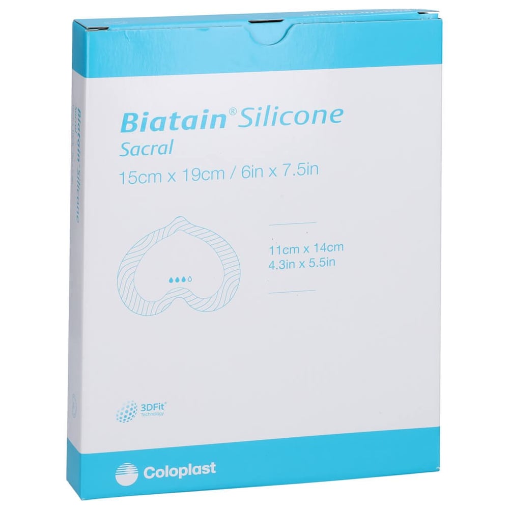Biatain Silicone Schaumverb.Sakrum klein 15x19 cm