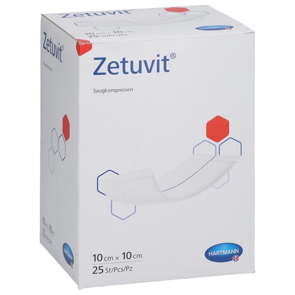Zetuvit Saugkompressen steril 10x10 cm ToRa Pharma