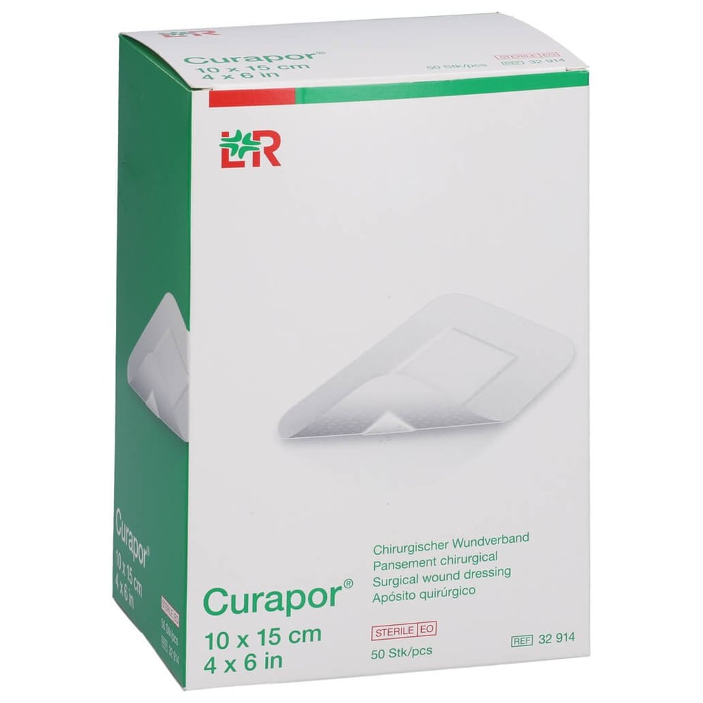 Curapor Wundverband steril chirurgisch 10x15 cm