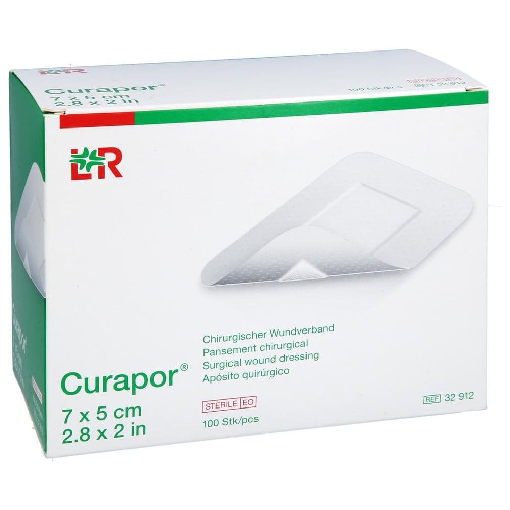 Curapor Wundverband steril chirurgisch 5x7 cm