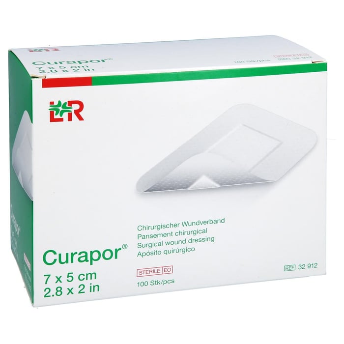 Curapor Wundverband steril chirurgisch 5x7 cm