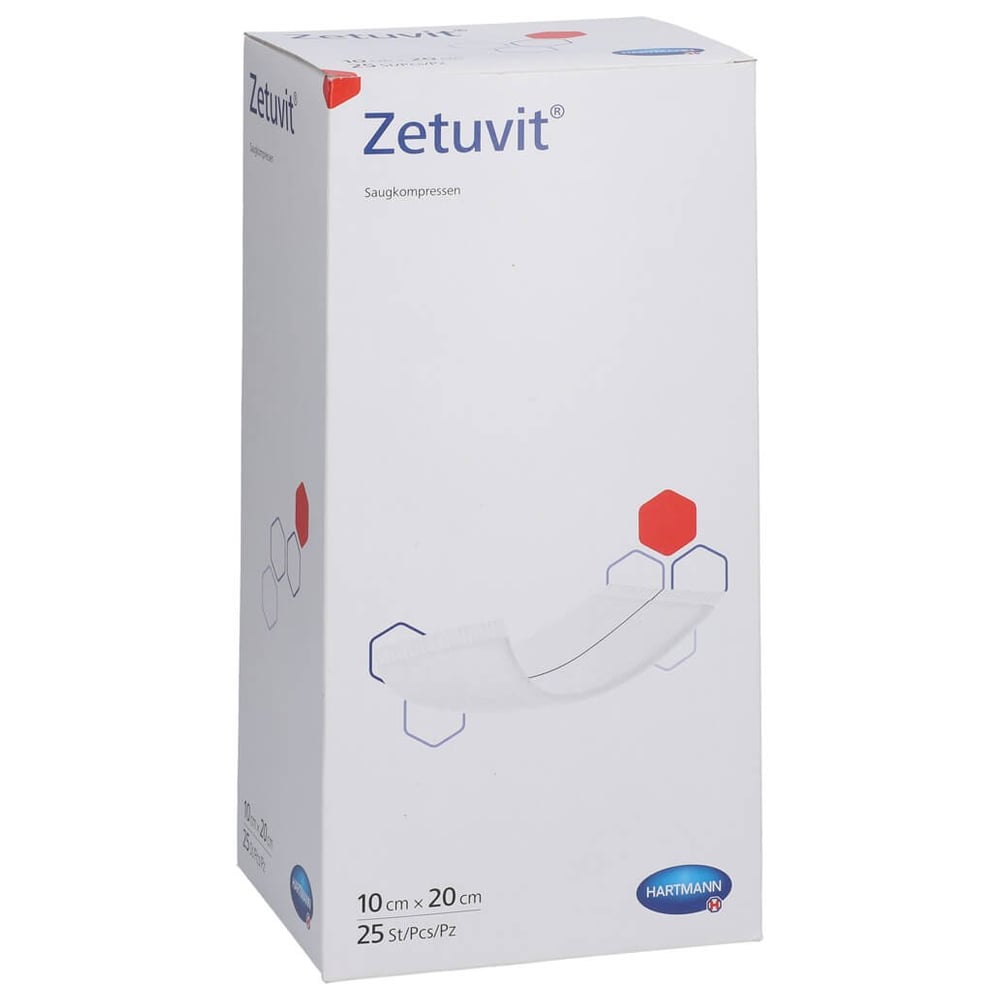 Zetuvit Saugkompressen steril 10x20 cm