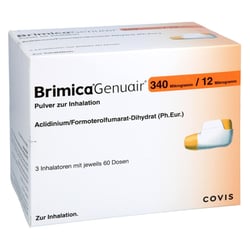 Brimica Genuair 340 ug/12 ug Pulver z. Inhalation 60ED