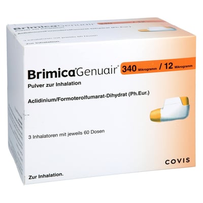 Brimica Genuair 340 ug/12 ug Pulver z. Inhalation 60ED
