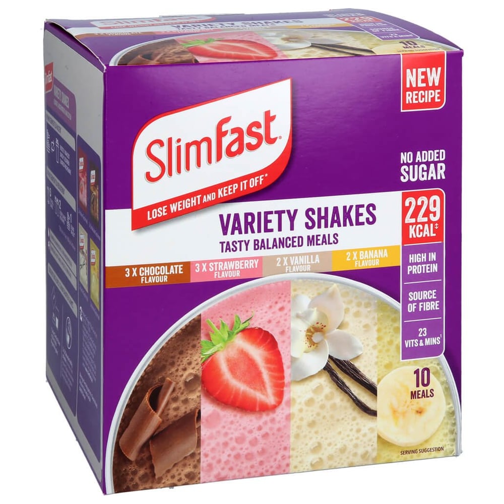 Slim Fast Pulver Probierpaket gemischt