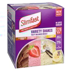 Slim Fast Pulver Probierpaket gemischt