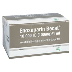 Enoxaparin Becat 10000 I.E. (100 mg)/1 ml Injektionslösung