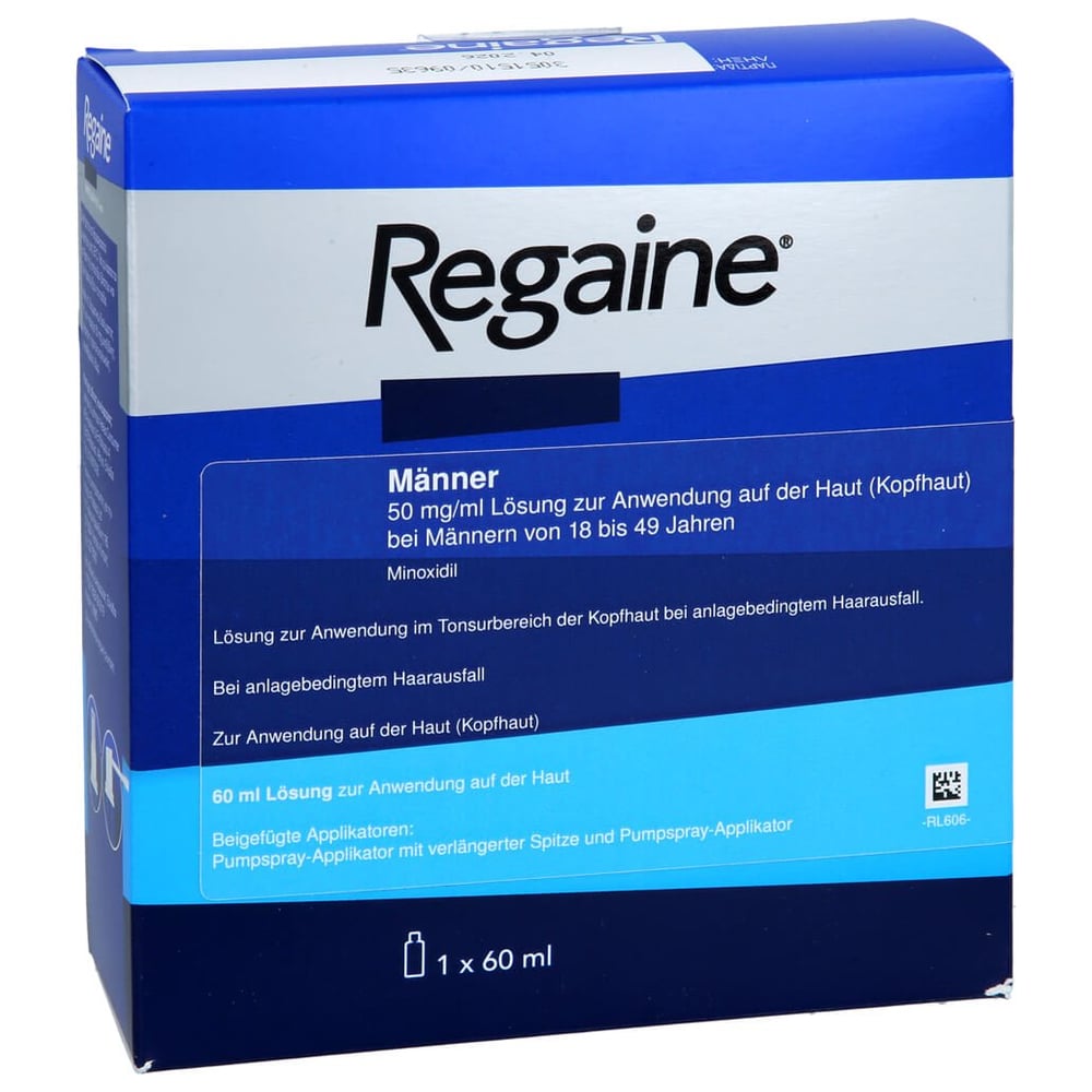 Regaine Männer 50 mg/ml Lösung zur Anwendung auf der Haut (Kopfhaut)