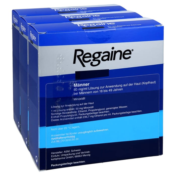 Regaine Männer 50mg/ml Lösung zur Anwendung auf der Haut (Kopfhaut)