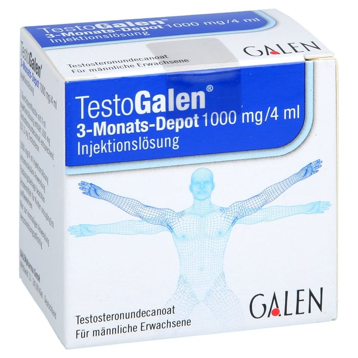 TestoGalen 3-Monats-Depot 1000mg/4ml Injektionslösung