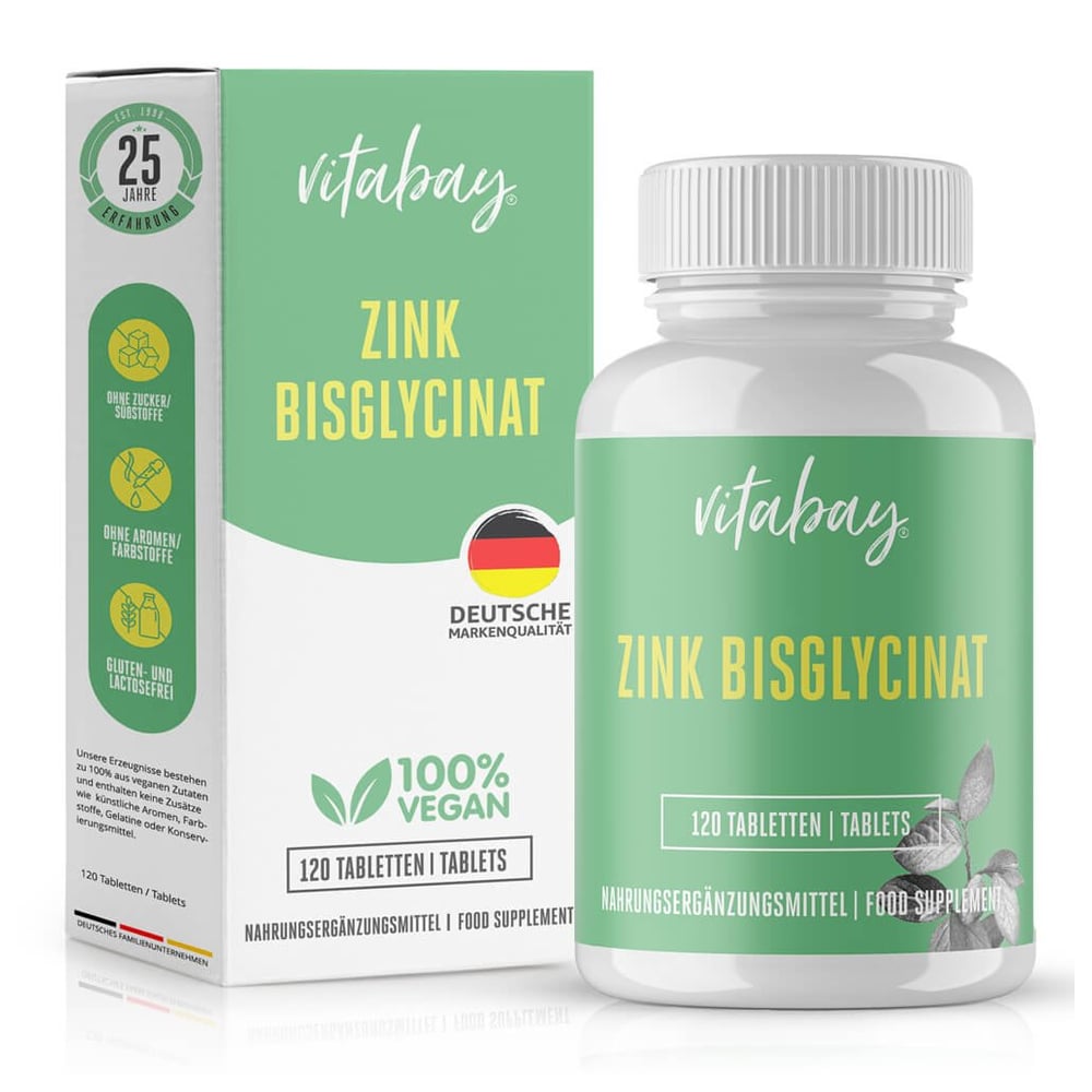 Zink Bisglycinat 25mg hochdosiert