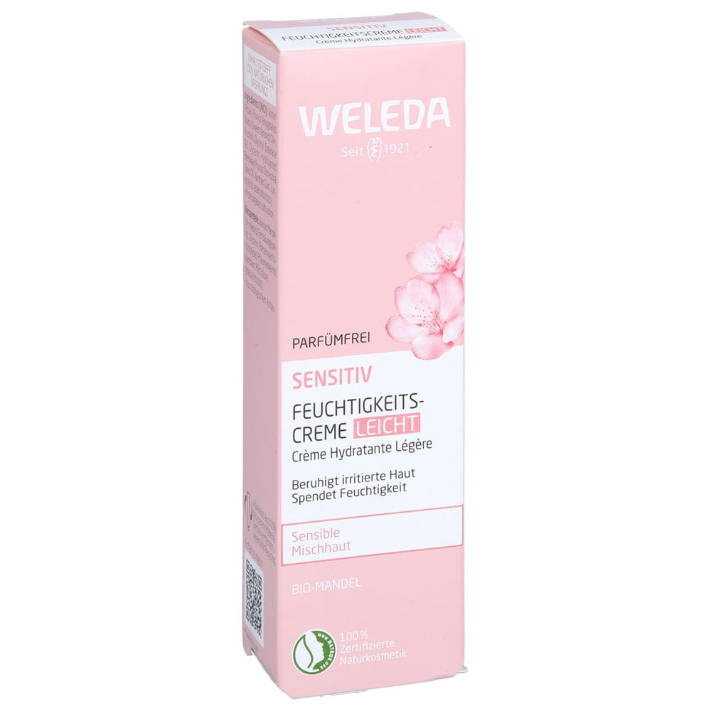 Weleda Sensitiv Feuchtigkeitscreme leicht Mandel
