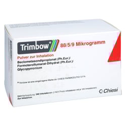 Trimbow 88/5/9 ug 240ED Plv.z.Inhalation NEXThaler