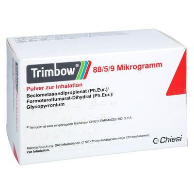 Trimbow 88/5/9 ug 240ED Pulver z. Inhalation NEXThaler Produktbild 1