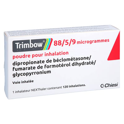 Trimbow 88/5/9 ug 120ED Pulver z. Inhalation NEXThaler Produktbild 1