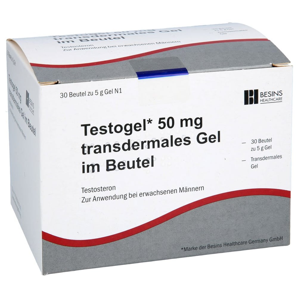 Testogel 50mg transdermales Gel