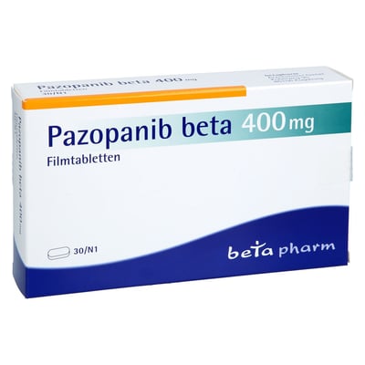 Pazopanib beta 400 mg