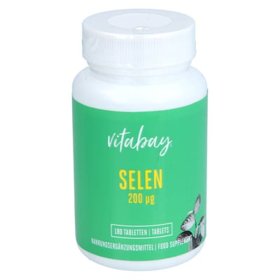 Selen 200 mcg hochdosiert + vegan