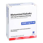 Metamizol Kalceks 500 mg/ml 5 ml Injektionslösung Produktbild 1