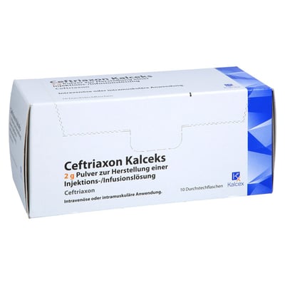 Ceftriaxon Kalceks 2 g Pii Produktbild 1