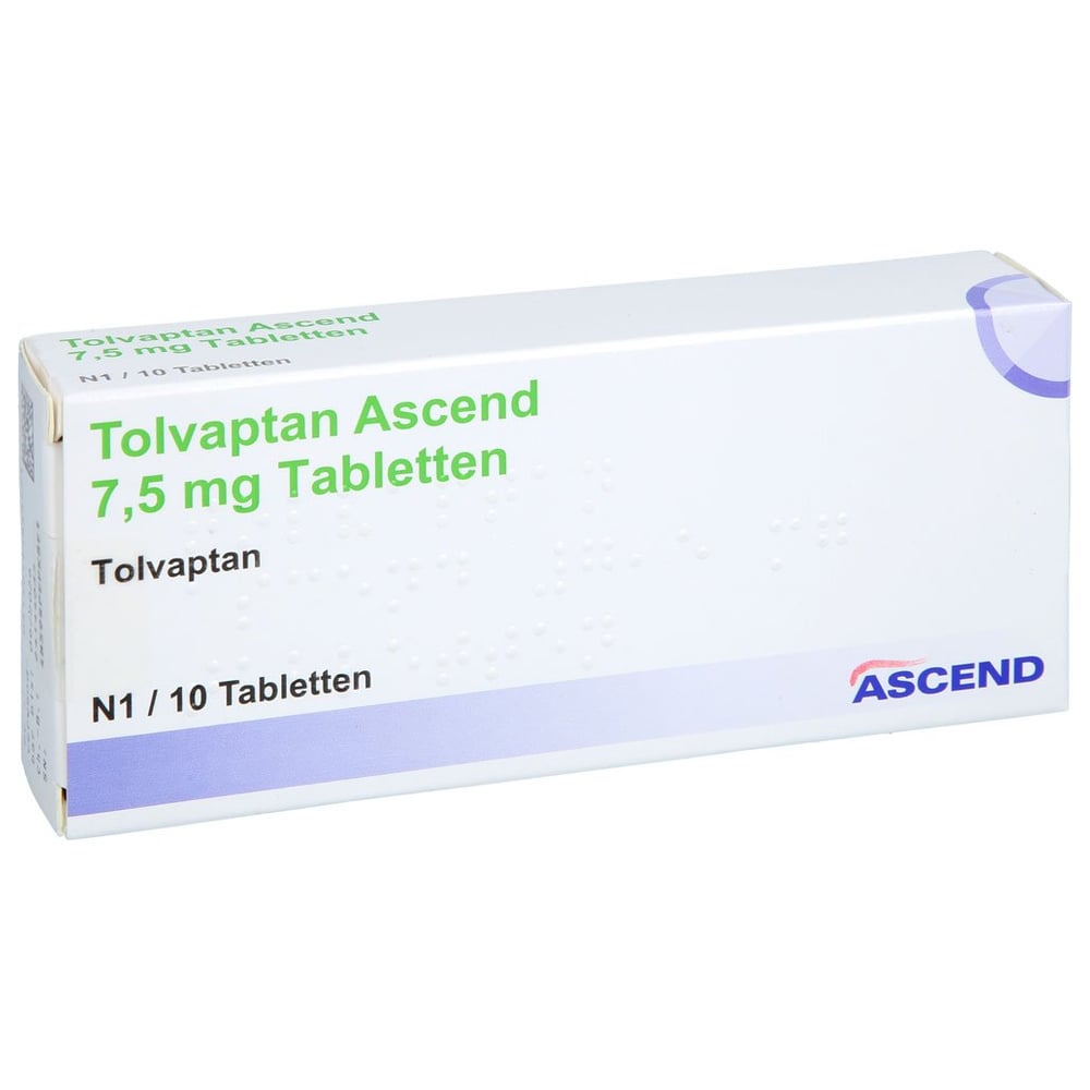 Tolvaptan Ascend 7,5 mg