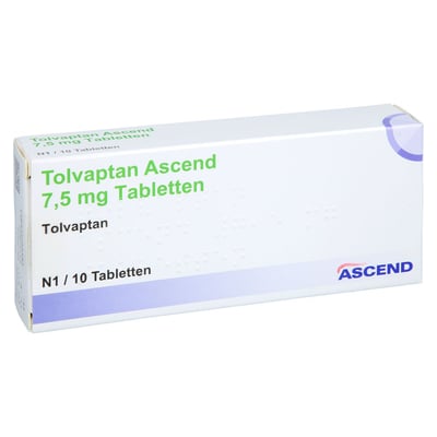 Tolvaptan Ascend 7,5 mg