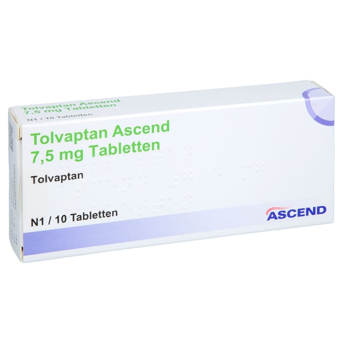 Tolvaptan Ascend 7,5mg