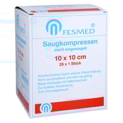 Saugkompresse steril FESMED 10x10 cm