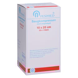 Saugkompresse steril FESMED 10x20 cm