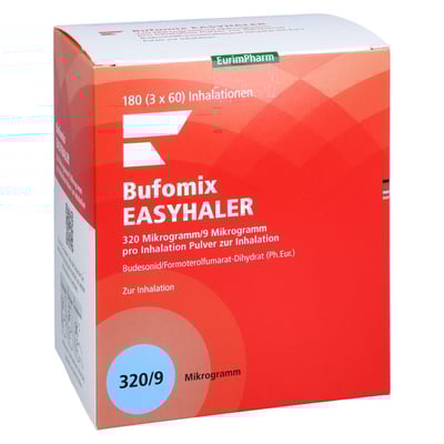 Bufomix Easyhaler 320/9 Mikrogramm/Dosis