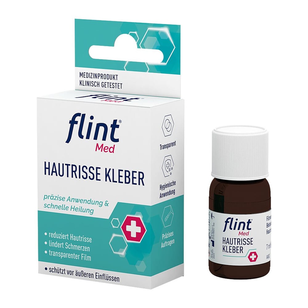 Flint Med Hautrisse Kleber
