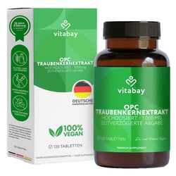 Opc Traubenkernextrakt 1000 mg hochdos.+vegan Tab.